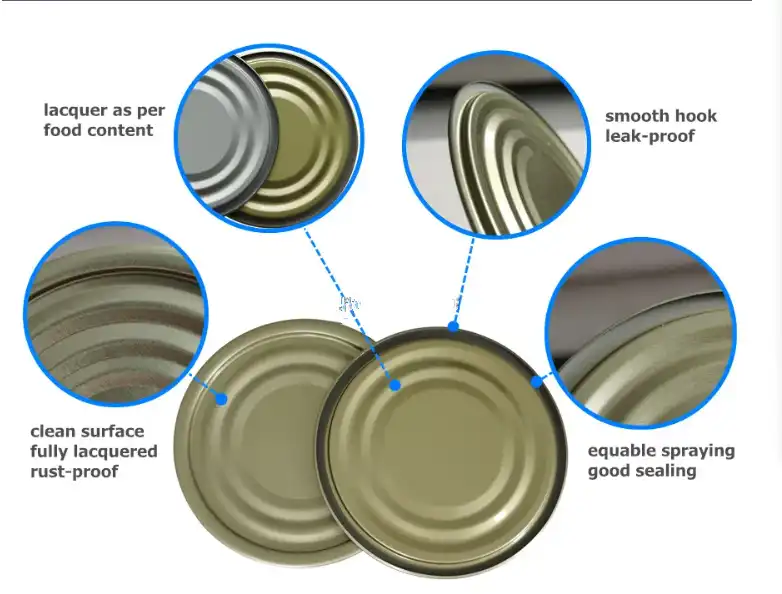 tinplate lid