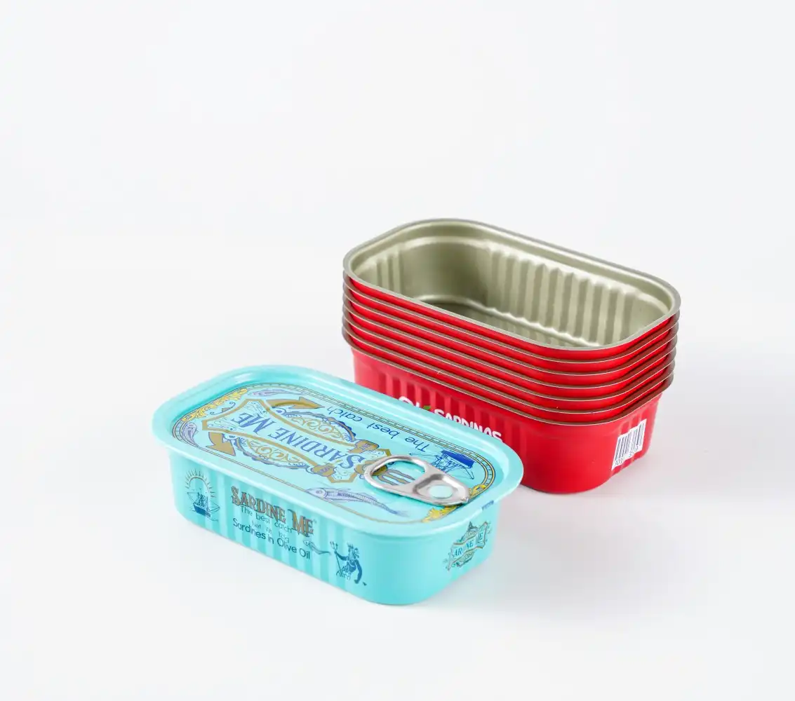 empty sardines can empty sardines can