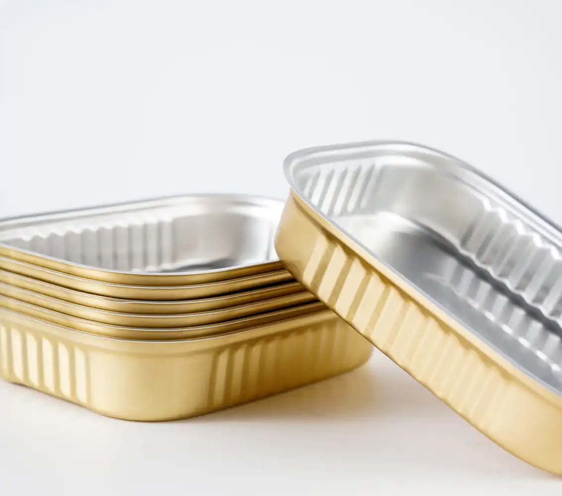 Custom Rectangular 125ml Aluminum Box for Food Canning