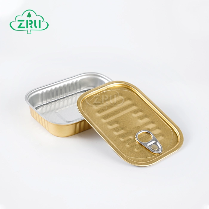 105 մլ սննդային ուղղանկյուն ալյումինե տարաներ